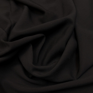 Штапель черного цвета. Для чехлов под прозрачные летние ткани и для самостоятельных изделий типа рубашек и топов. Остаток 1,5м